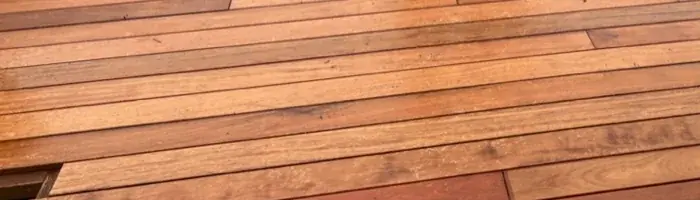 Helle Dielen aus Garapa, frisch verlegt